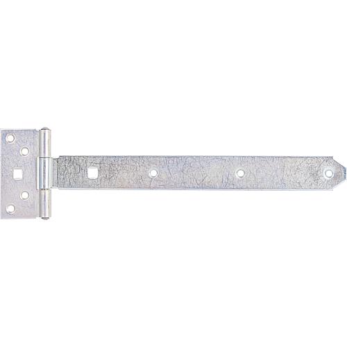 Shed hinge, 292.5/45x90mm, galvanised