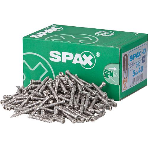 SPAX® patio screw, thread ø d1: 6.0 mm, head ø: 7.0 mm, standard packaging Anwendung 1