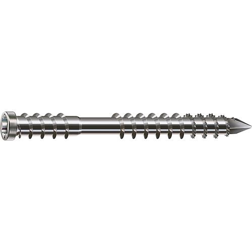 SPAX® patio screw, thread ø d1: 6.0 mm, head ø: 7.0 mm, standard packaging Standard 1