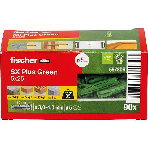 Expansion anchor Fischer SX Plus Greenline
