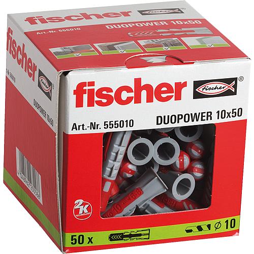 Pack promotionnel chevilles fischer DUOPOWER 10 x 50