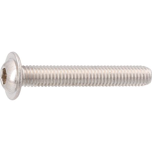 Flat round head screw TX, full thread ISO 7380-2