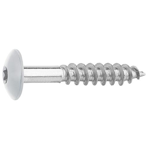 Facade screws for HPL panels A4, 5.5 x 35, RAL 7035 Light grey, PU: 100