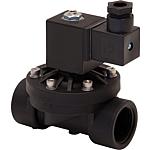 Positive control plastic solenoid valves, 2/2 way, normally closed