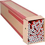 Gaine isolante robuste 12/15x13mm, L : 2m, 100 m PE-XT avec protection rouge