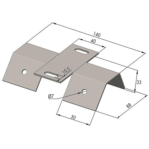  Trapezschellen-Befestigung Standard 2