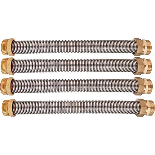 Buffer tank connector-corrugated pipe connector, V4A