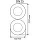 Solar-Flexrohr 2 in 2, DN 25 Standard 3