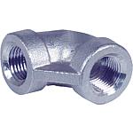Threaded fittings made of stainless steel