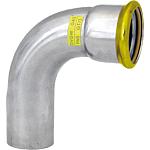 Gas stainless steel press fitting
Elbow 90° (i x e)