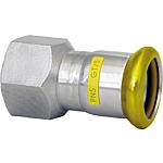 Gas IT transition sleeve stainless steel press fitting