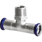 Stainless steel press fittings M contour, T-piece (AG)