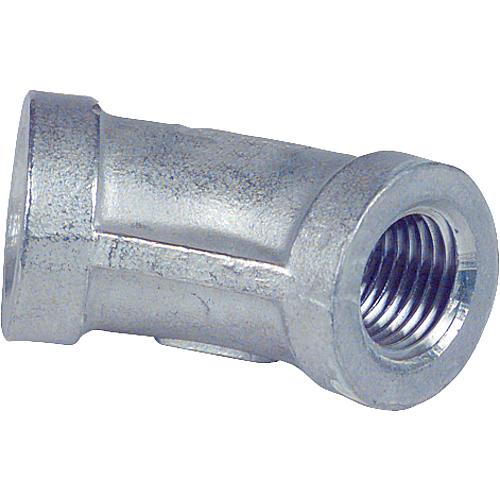 stainless steel
Threaded fitting 
Bracket 45° (IT x IT)