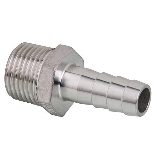 Schlauchtülle 13 mm V4A  1/2" EF 936  AG