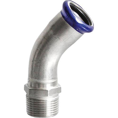 Stainless steel press fittings, M contour, junction elbow 45° (i/ET) Standard 1