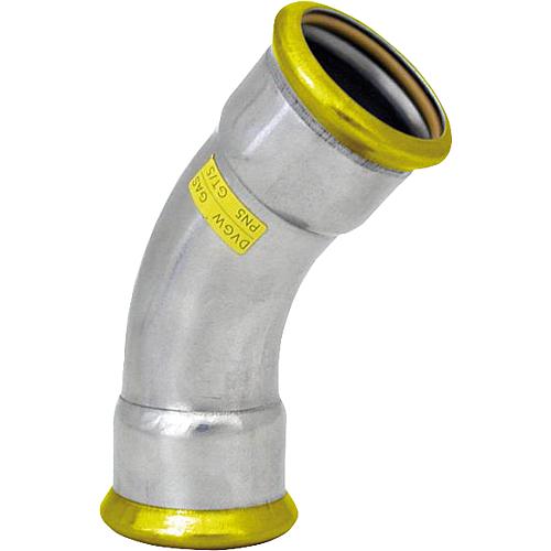 Gas stainless steel press fitting
Elbow 45° (i x i)