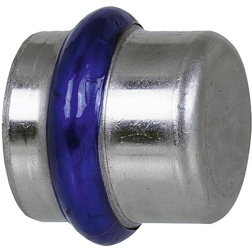 Stainless-steel press fittings, V-contour, closure caps Standard 1