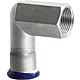 Stainless steel press fittings, M contour, junction elbow 90° (i/IT)