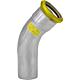 Gas stainless steel press fitting
Elbow 45° (i x e) Standard 1