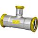 Gas reduced T-piece stainless steel press fitting Standard 1