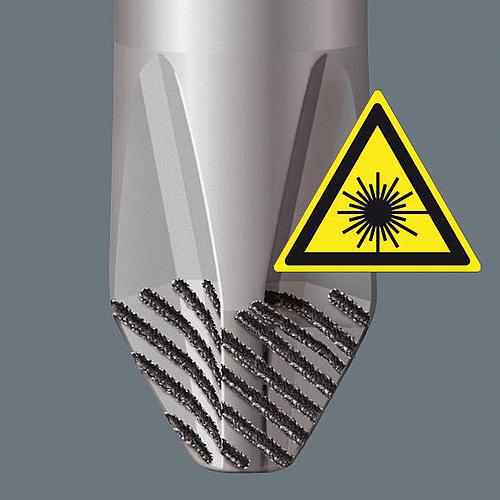 Tournevis cruciforme-Pozidriv WERA Kraftform Plus-série 300 lame hexagonale Piktogramm 1