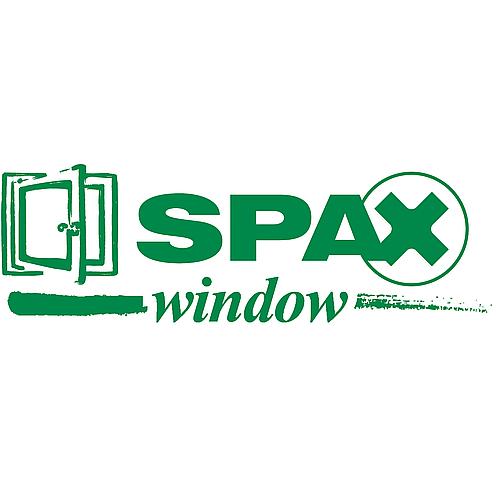 ancrage de châssis SPAX® pour le montage de fenêtre (châssis en matière plastique), filetage intégral, WIROX ®, tête plate fraisée Logo 2