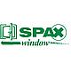 ancrage de châssis SPAX® pour le montage de fenêtre (châssis en matière plastique), filetage intégral, WIROX ®, tête plate fraisée Logo 2